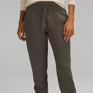 Dance Studio Midrise Joggers by Lululemon in Carob Brown.